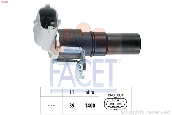 Sensor, crankshaft pulse