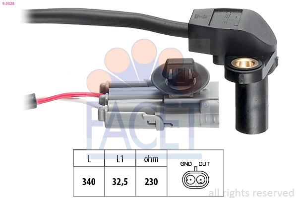 Sensor, crankshaft pulse