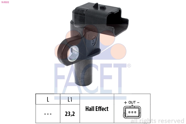 Sensor, engine speed