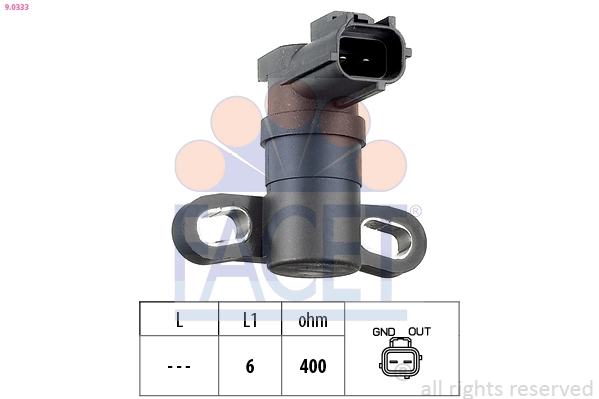 Sensor, crankshaft pulse