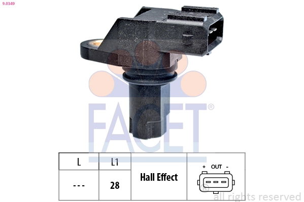 Sensor, crankshaft pulse