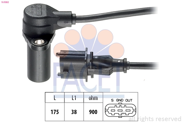 Sensor, crankshaft pulse
