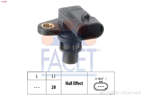 Sensor, engine speed