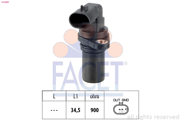 Sensor, crankshaft pulse