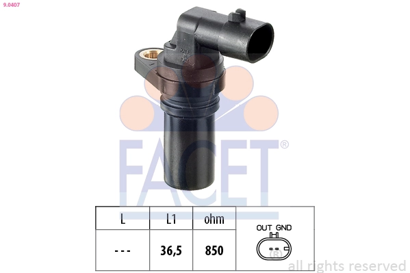 Sensor, crankshaft pulse