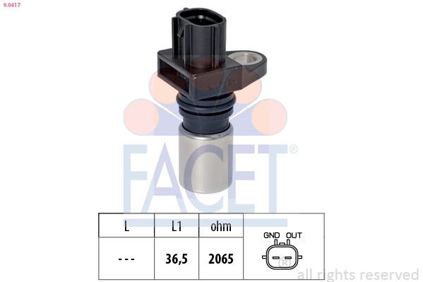 Sensor, crankshaft pulse
