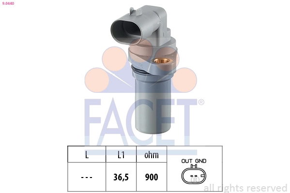 Sensor, crankshaft pulse