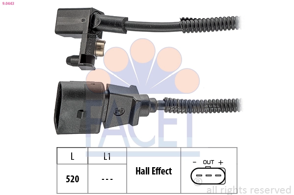 Sensor, crankshaft pulse