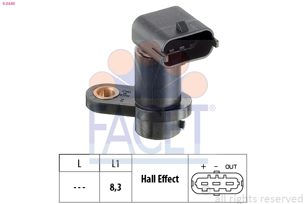 Sensor, engine speed