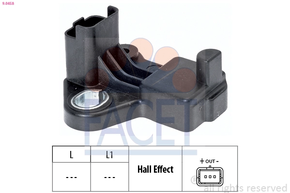 Sensor, crankshaft pulse