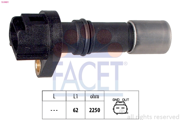 Sensor, crankshaft pulse