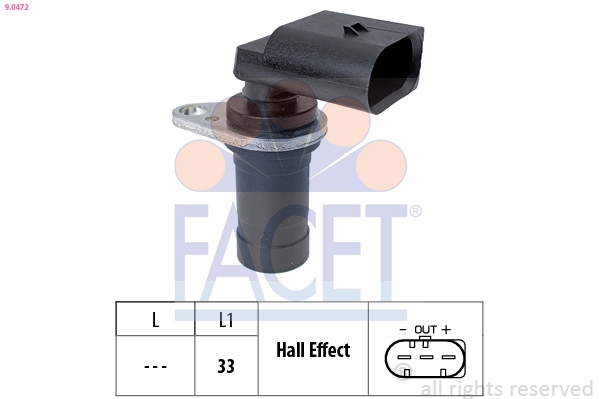 Sensor, crankshaft pulse