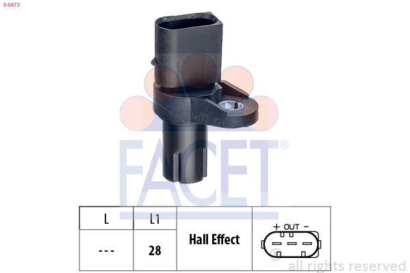 Sensor, crankshaft pulse