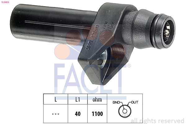 Sensor, crankshaft pulse