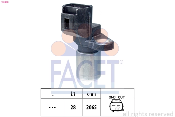 Sensor, crankshaft pulse