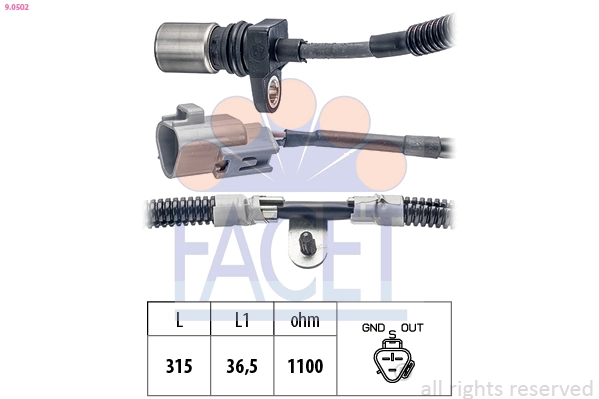 Sensor, crankshaft pulse