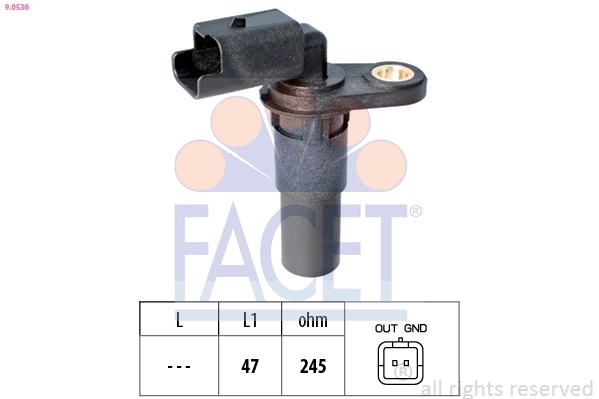 Sensor, crankshaft pulse