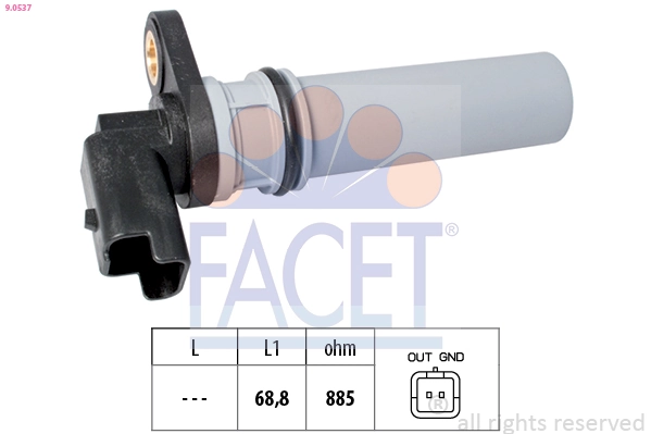 Sensor, engine speed