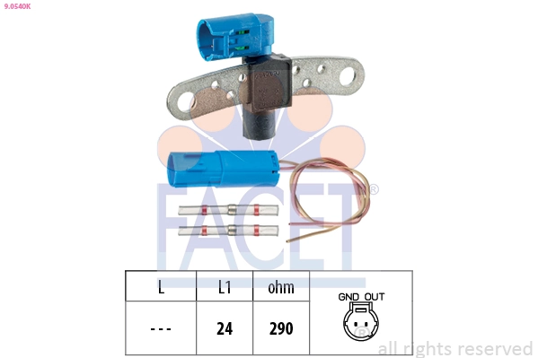 Sensor, crankshaft pulse