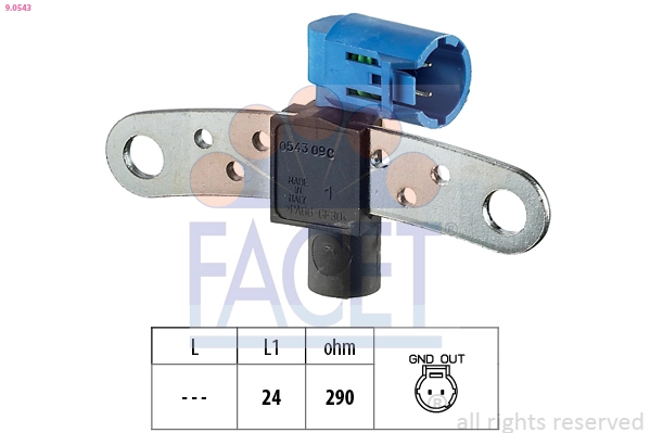 Sensor, crankshaft pulse