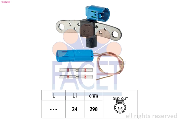 Sensor, crankshaft pulse