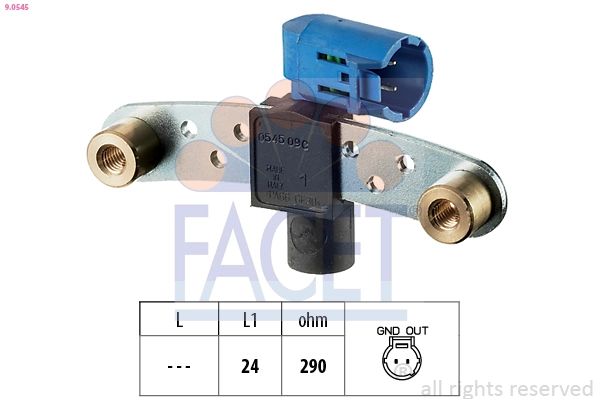 Sensor, crankshaft pulse