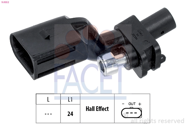 Sensor, crankshaft pulse