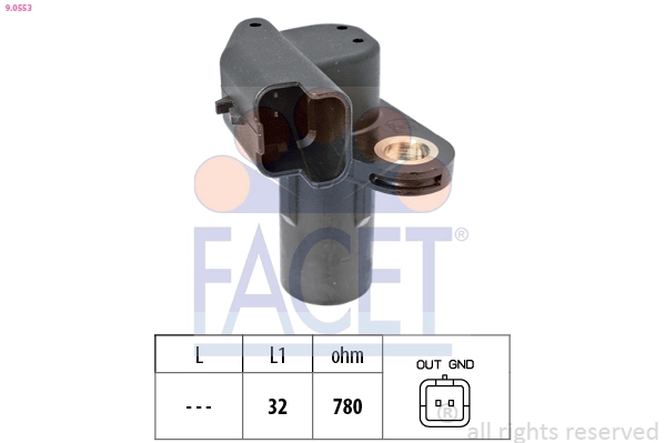 Sensor, crankshaft pulse