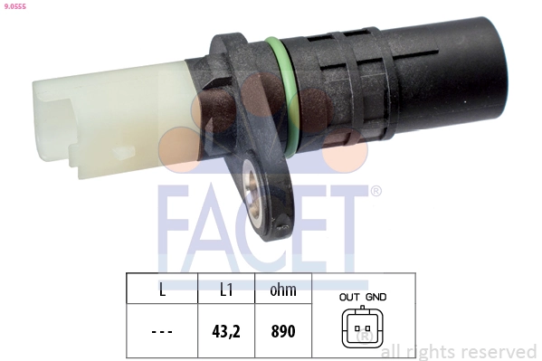 Sensor, crankshaft pulse