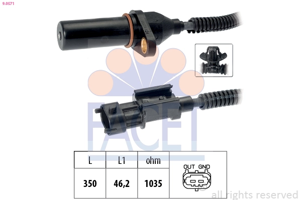Sensor, crankshaft pulse