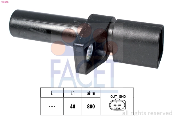 Sensor, crankshaft pulse