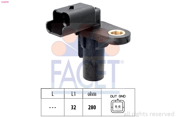 Sensor, crankshaft pulse