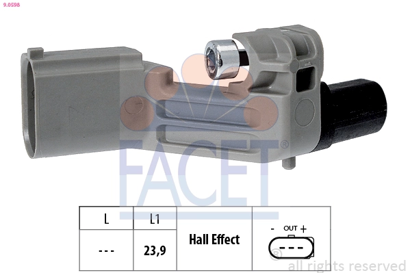 Sensor, crankshaft pulse