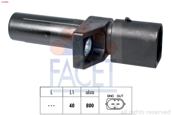 Sensor, crankshaft pulse