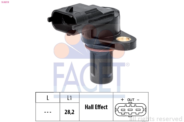Sensor, engine speed