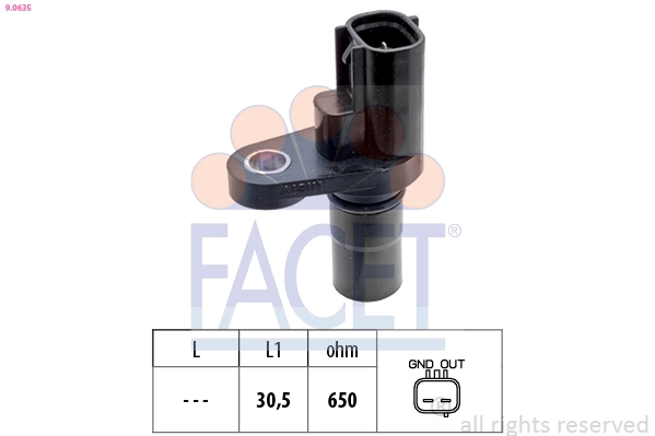 Sensor, engine speed