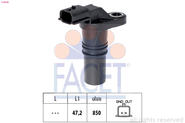 Sensor, crankshaft pulse