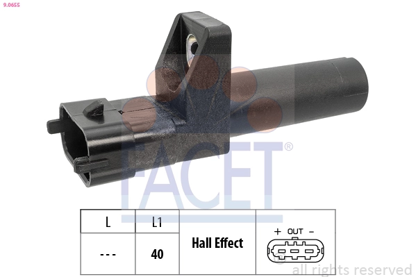 Sensor, crankshaft pulse