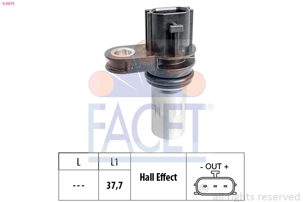 Sensor, crankshaft pulse