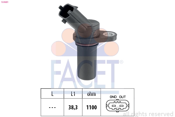 Sensor, crankshaft pulse