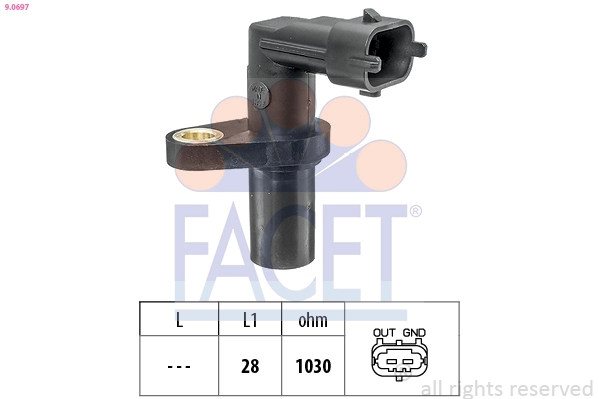 Sensor, crankshaft pulse