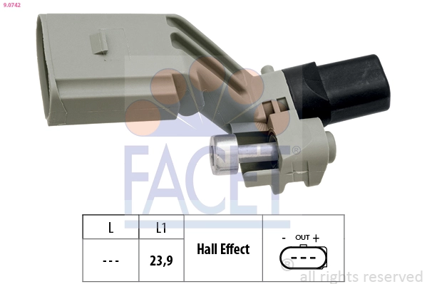 Sensor, crankshaft pulse
