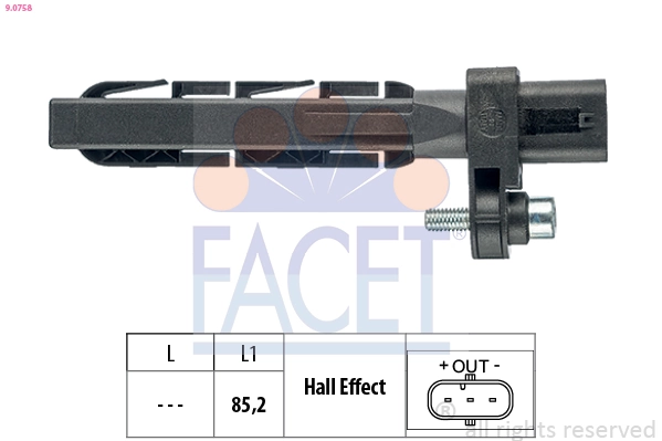 Sensor, crankshaft pulse
