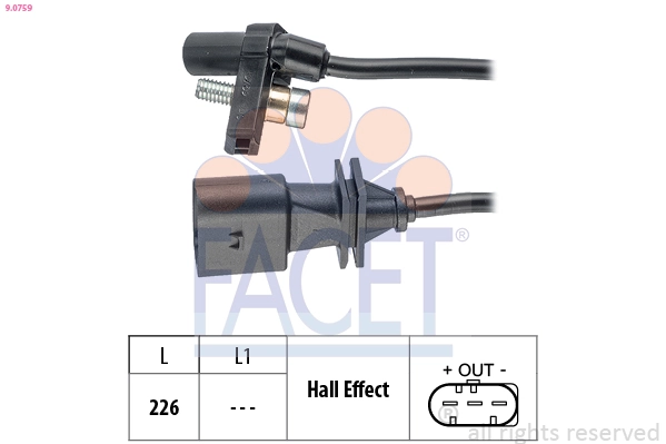 Sensor, crankshaft pulse
