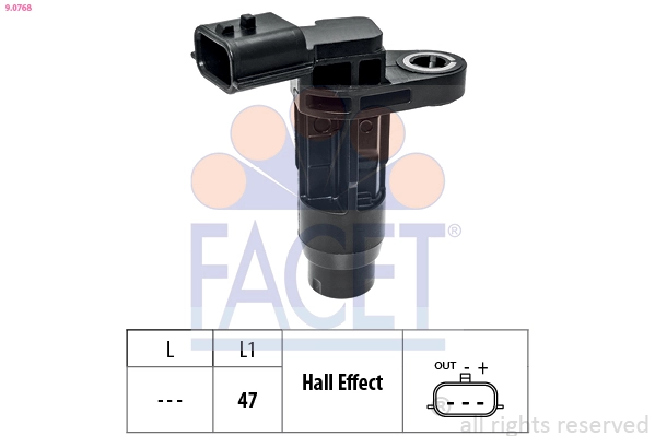 Sensor, crankshaft pulse
