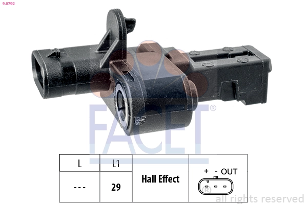 Sensor, crankshaft pulse