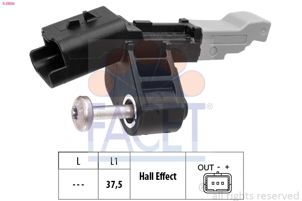 Sensor, crankshaft pulse