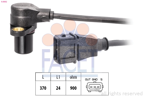 Sensor, crankshaft pulse