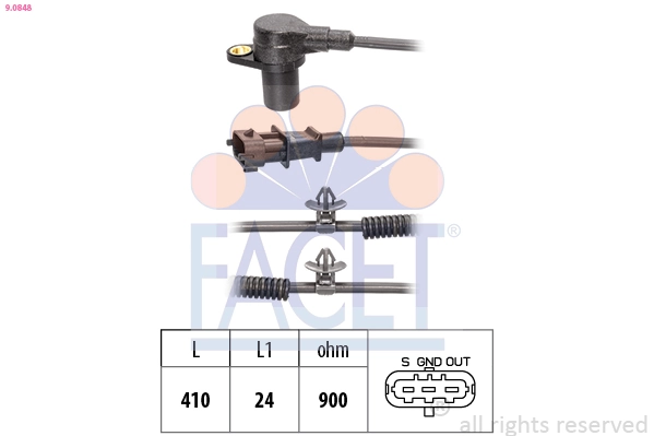 Sensor, crankshaft pulse