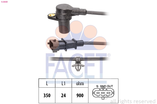 Sensor, crankshaft pulse